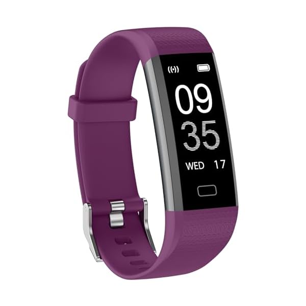 Stiive Fitness Tracker with Heart Rate Monitor, Blood Oxygen, Step Counter Activity Tracker with Pedometer, Sleep Tracking, Calories, IP68 Waterproof Smartwatches for Women Men