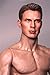 HiPlay 1/6 Scale Male Figure Head Sculpt, Handsome Men Tough Guy, Doll Head for 12