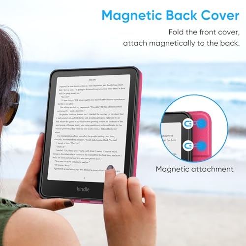 Fintie Capa com três dobras para Kindle Paperwhite 2024 de 17.8 cm e Kindle Colorsoft Signature Edit