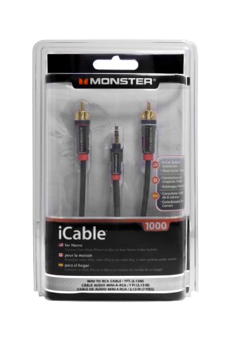 iCable 1000 - 7ft Mini to RCA for iPod and iPhone