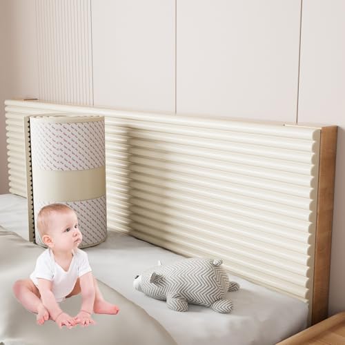 Revestimiento de Pared para niños con Autismo: Paneles de Pared Acolchados Suaves para Dormitorio/Sala de Juegos/guardería, Paneles de Pared tapizados para Cortar y Pegar, cabecero Autoadhesivo,