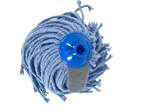 Cotton Deck Home Mop For Floor Cleaning Heavy Duty Traditional Screw On Mop Head Replacement Dry Absorbent Removable #TOP2