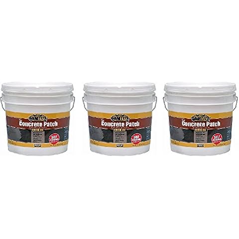 Damtite 04012 Gray Bonds-On Vinyl Concrete Patch, 12 lb. Pail (3) Cover