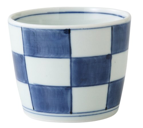 Arita Ware 66655 Buckwheat Inoguchi Checkered Pattern