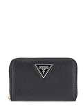 GUESS Monedero Laurel II SLG Medium Zip Around Wallet Black Negro