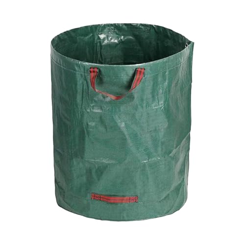 Bolsas de basura reutilizables para jardín, 200 L, bolsas de césped de gran capacidad, reforzadas, plegables, reutilizables, contenedor para el hogar, césped, piscina, jardín, interior y exterior