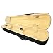 4/4 Full Size Violin Hard Case,Professional Triangular Lightweight Suspension Carry Violin bag (Yellow)