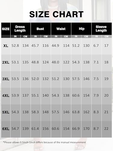 Image of PinkPatty Women's Plus Size Short Sleeve Maxi Dress Casual Loose V Neck Long Dress with Pockets