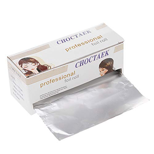 LUCKDANO Rollo de Papel de Aluminio Profesional Ultrafino de 0,02 Mm, 12,5 metros. Adecuado para Peluquería, Decoración de Uñas y Protección dietética. Una Verdadera Herramienta Esencial para los