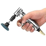 Tsumuku エアアングルサンダー 空気圧研磨機 エアーダイグラインダーセット エアアングルサンダー 90°曲げ 空気圧ダイグラインダー バリ取り研磨ツール 研削ディスク付き 工業用