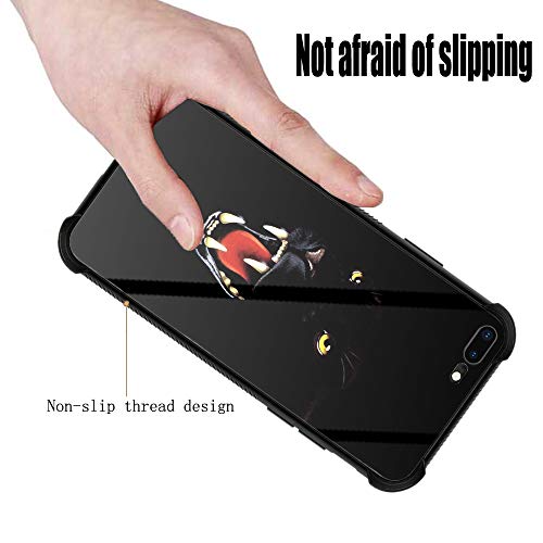 Tnxee Iphone 8/Se 2022 Case,Black Panther Iphone 7/Se 2020 Cases For Boys/Men,Fashoin Design Four Corners Shock Absorption Non-Slip Stripe Soft Tpu Bumper Frame Case For Iphone Se3/7/8 4.7 Inch #TOP3