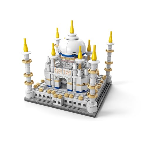 Image of SKY LINE OCEAN 6-in-1 Taj Mahal Building Block Set Toys | STEAM Kit for Kids | Build Iconic Monuments & Landmarks (510+Pcs) | Birthday Gift for Boys & Girls || 6 Months Structural Warranty