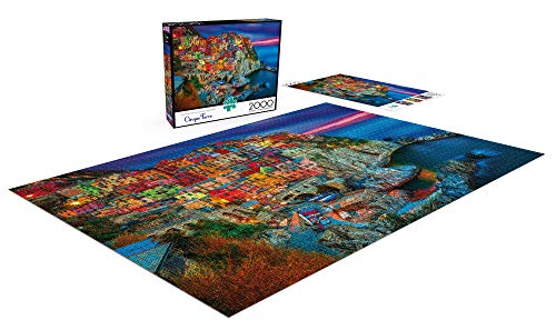 Buffalo Games - Cinque Terre - 2000 Piece Jigsaw Puzzle, Suitable For 14-15 Year Olds #TOP4