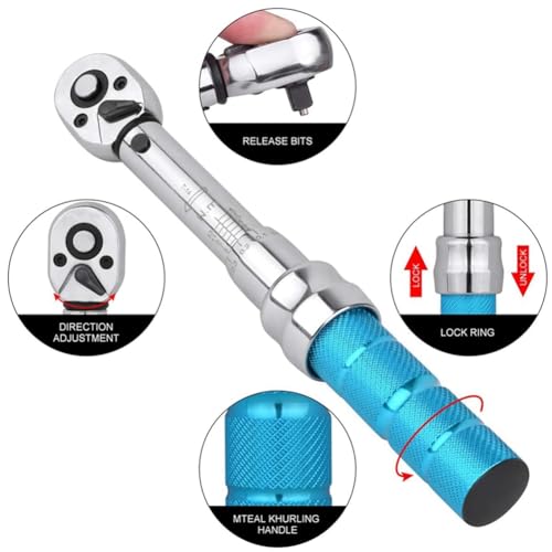 Clé dynamométrique pour vélo évite la casse du carbone 1/4 2-15Nm - 3