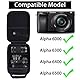 Aenllosi Harte Hülle Tasche für Sony Alpha 6000 6300 6400 6500 6700 Systemkamera, schwarz (Nur Tasche)
