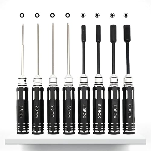 RC Tool Kit Screwdriver Set Pliers, RC Hex Driver Set RC Tools - Image 3