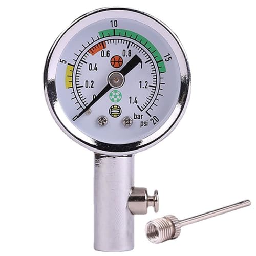 ボール圧力計 ボールプレッシャーゲージ 高精度で簡単操作 内圧計エアゲージ バロメーターツール ボールバレーボール用