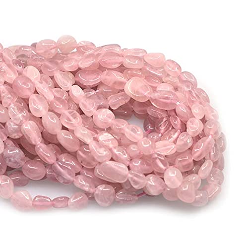 Quartz rose de Madagascar perles chips pour créer des bijoux bien-être au quotidien