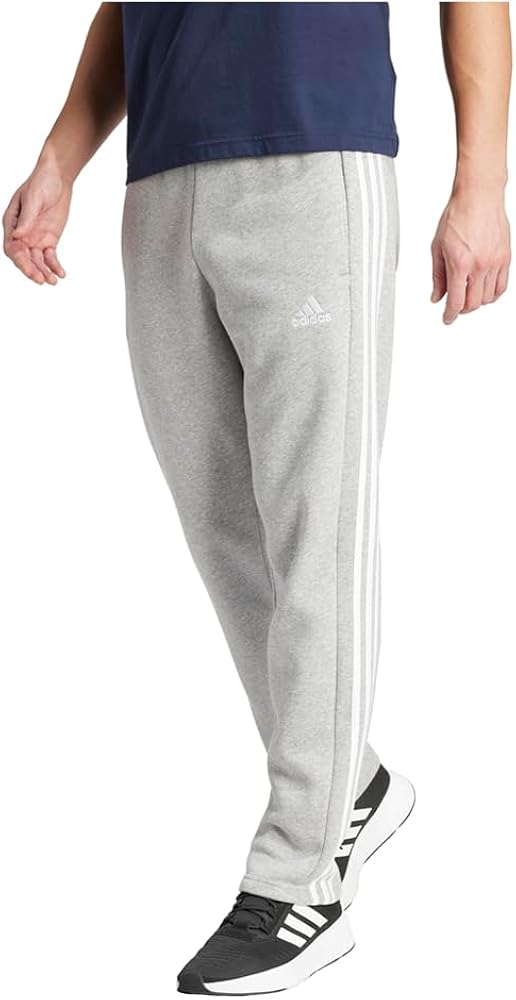 adidas three stripe fleece pants