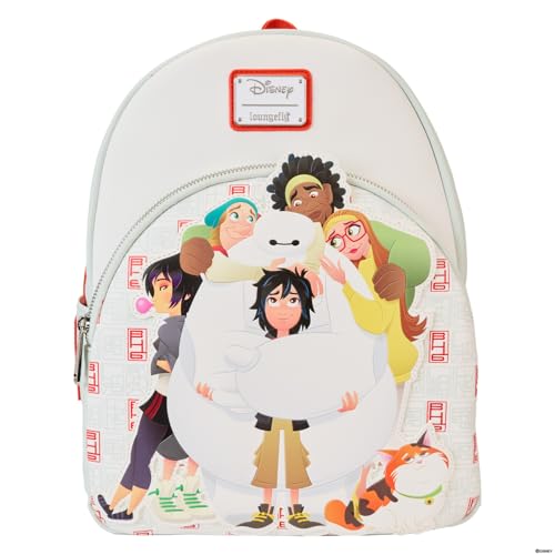 Loungefly Disney Big Hero 6 sac à dos Baymax 10e anniversaire blanc