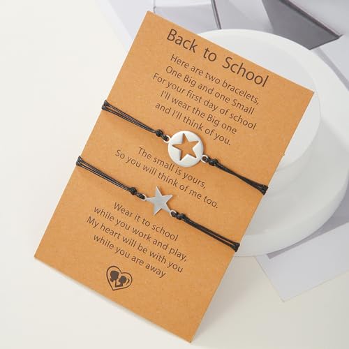 Pulsera de estrella YCQYM con tarjeta de San Valentín infantil 3