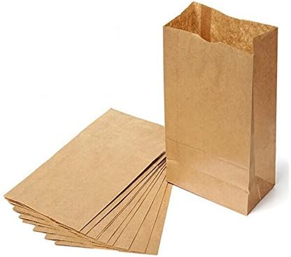 Novolex 2BBP, 2 Brown Kraft Paper Bags, Disposable Take Out Unprinted Grocery Bread Bags, 500-Piece Bundle