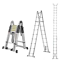 Amazon.co.jp: DayPlus 伸縮脚立はしご両用伸縮はしご最長8m 耐荷重150