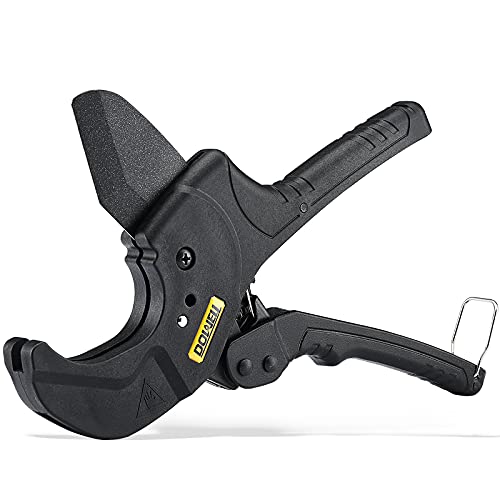 DOWELL PVC Pipe Cutter Ratchet Pipe Tube Cutter Cutting Tool...