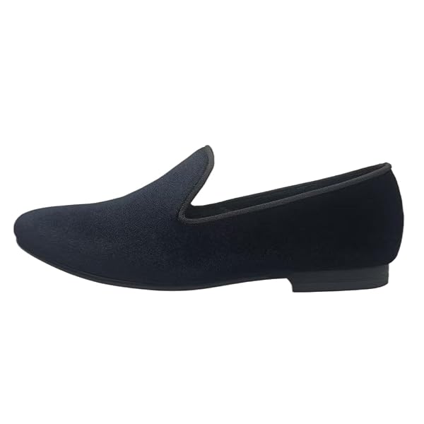 Harpelunde Mens Dress Shoes for Wedding Slip On Formal Velvet Loafers(P001-10) by Harpelunde - Used condition - Image 3