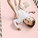 KeaBabies 2-Pack Baby Crib Sheets for Boys, Girls - 52x28 Viscose Derived from Bamboo Toddler Bed Sheets Neutral, Fitted Crib Mattress Cover for Standard Baby Bedding, Soft & Cozy (Mist Rose)