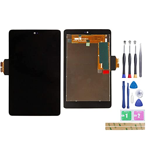 Jinyan Écran LCD pour A-SUS Goo-gle Nexus 7 1st Generation 2012 ME370 ME370T Écran LCD écran Tactile numériseur Assemblage Noir