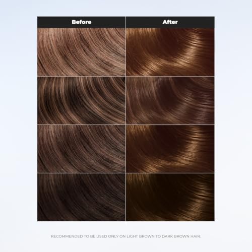 Image of XMONDO Color Depositing Mask & Glossing Treatment, Golden Brown, 8 Fl Oz | 5G Shade, Semi-Permanent Hair Dye, Infused with Bond Booster & Lusterhance Technology for High-Gloss Shine, Vegan Formula