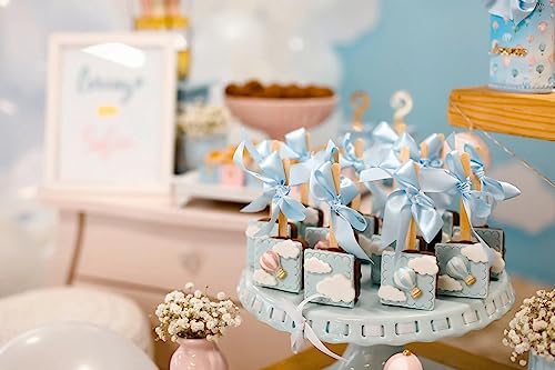 Fondersy 100 Yards French Blue Double Faced Satin Ribbon - 2" Width for Wedding, Gift Wrapping, Floral Arrangement and Crafts by Fondersy - Image 6