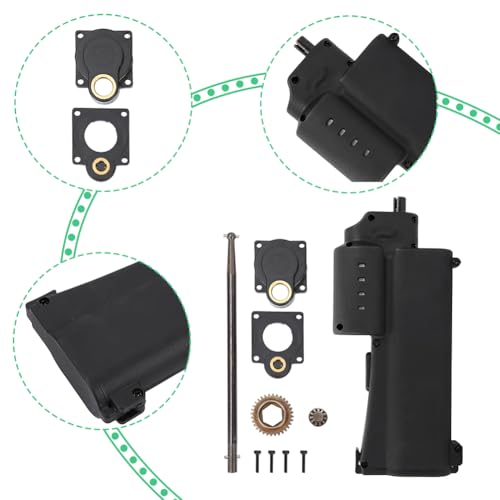 Tiiyee RC Handheld Power Starter, reemplazo de cubierta de taladro para motor HSP 540 1/10, control remoto portátil eléctrico miniatura 2