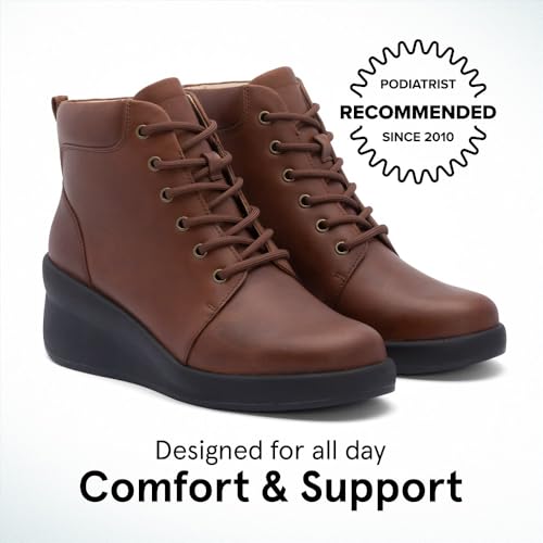 ABEO Passage Lace Up Boots for Women | Fall Boots For Women | Water Resistant Leather | Built-In Orthotic Insole2