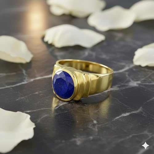 Image of 55Carat Choose Your Color Natural Birthstones 18 K Gold Plated Ring Bold Statement Jewellery Sizes 4-13