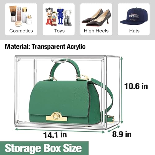 Boîtes à chaussures transparentes taille 48.5 pour grands modèles