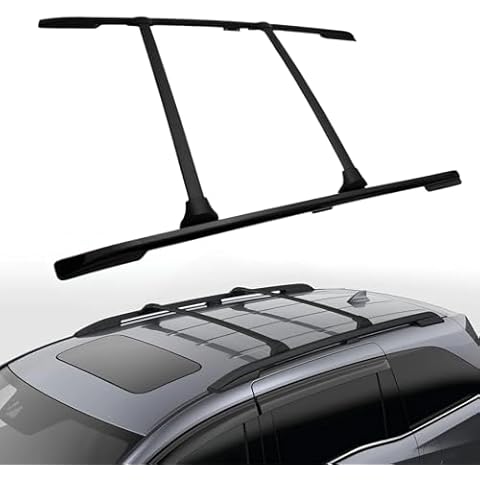 Ruihaipkg Roof Rack Cross Bars + Side Rail Fit for Honda Odyssey 2018 2019 2020 2021 2022 2023 2024 2025 Luggage Cargo Carrier Matte Black Aluminum Accessories Cover