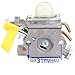 Hipa CS26 Carburetor for Ryobi Homelite BC30 CS30 TP30 TP26 EX26 SS26 SS30 SX135 25cc 26cc 30cc Trimmer Leaf Blower 308054043 308054013 308054003 308054077
