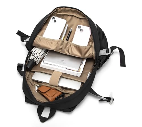 Cute Backpack for Girls Trendy School Bag for Girls Durable Book Bag for Students Girl Daily Backpack Black 5