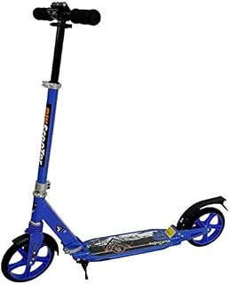 QQW Scooters Adult Big Wheels Adult Kick for Adult Youth Kids Dual Suspension Commuter with Kickstand Height Adjustable Supports 220 Lbs