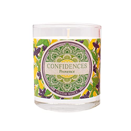 Bougie menthe basilic de Provence : l'ambiance idéale pour vos soirées d'été