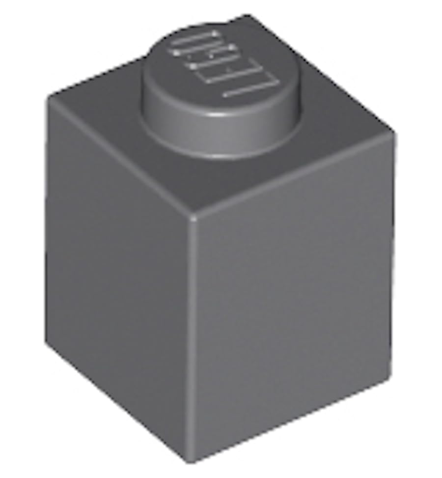 LEGO Building Brick 1x1, Part 3005 (Dark Bluish Gray, 10, Bricks) โ image 1