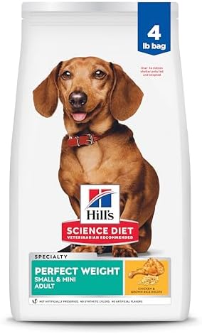 Hill's Science Diet Perfect Weight, Adult 1-6, Small & Mini Breed...