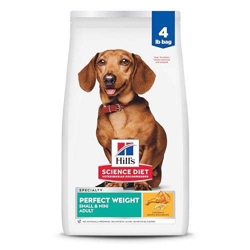 Hill's Science Diet Perfect Weight, Adult 1-6, Small & Mini Breeds Weight Management Support, Dry...