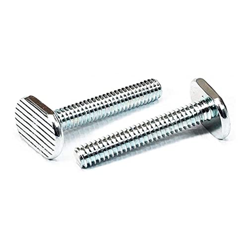 Image of POWERTEC 5 /16 inch-18 T Track Bolts 20 Pack for T track, 1-1 /2 Inch Long T Slot Bolts for Universal T Track, T Track Accessories for Woodworking Jigs and Fixtures (QTB1007)