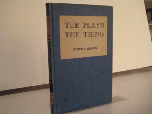 The Play's the Thing B001VGGN44 Book Cover