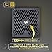 Apevia ATX-GX1200W Galaxy 1200W Fully Modular 80+ Gold Certified, ATX 3.0 & PCIE 5.0 Ready Active PFC ATX Gaming Power Supply, Includes Gen 5 12VHPWR Connector