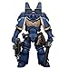 HiPlay JoyToy Warhammer 40K Collectible Figure: Ultramarines Jump Pack Intercessors Intercessor 1 1:18 Scale Action Figures JT2153