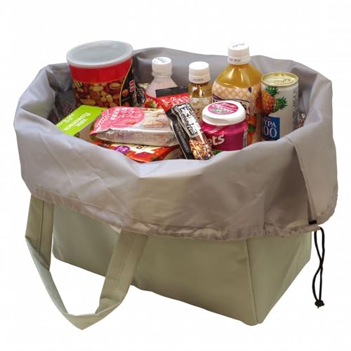 LAURIER 保冷ショッピングバッグ【スモークグリーン】クーラーバッグ レジカゴサイズ CLB-2 6枚目